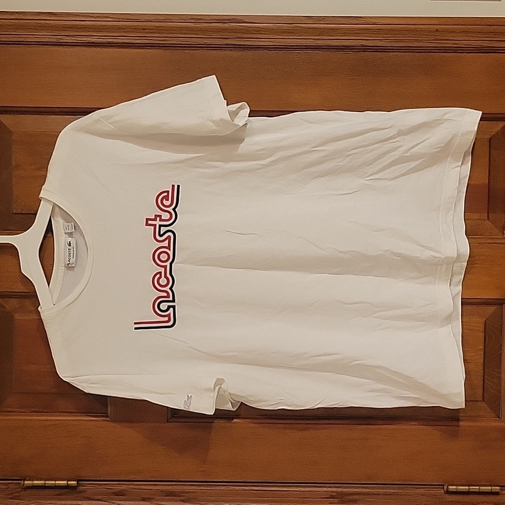 Logo Crewneck Lacoste T-Shirt